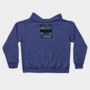 Winamp Stylized and Worn Kids Hoodie